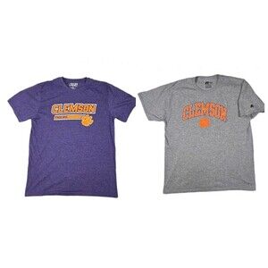 Lof Of 2 Mens Clemson University Tigers Short Sleeve T Shirt XL ACC